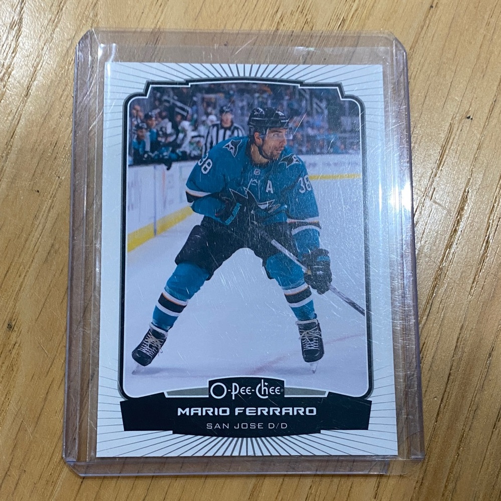 Hockey Card - Blue